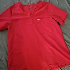 NWOT Figs Catarina Limited Edition red